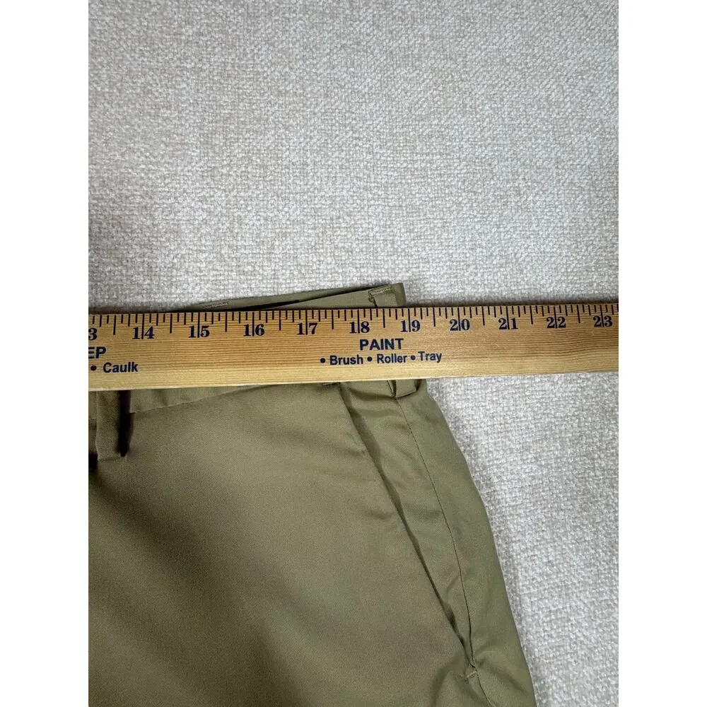 Polo Ralph Lauren Men's Size 38 Tan Flat Front Classic Fit Shorts Chino Casual